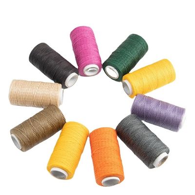 Tissage à base de fil de cire tressé à haute traction en fibre de polyester