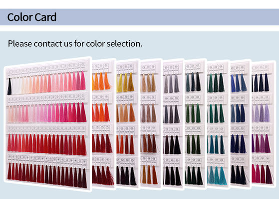 Packs de couleurs variées de fil de broderie en polyester 720 couleurs pour tous les usages de couture