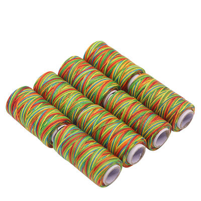 Accessoires en cuir 1mm 150D fil de cire en cuir et durable pour 50m couleur arc-en-ciel