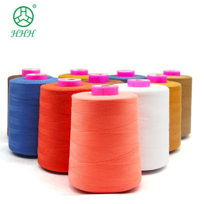 Fils de coton à base de coton pour fils de couture 20/3 Polyester / coton