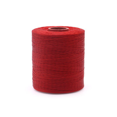 Tensile élevée 100% fil de polyester fileté à la cire tressé à la tresse 0,8 mm 1 mm imperméable à l'eau Noir
