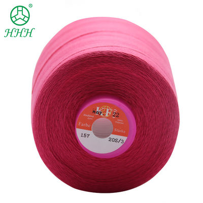 Durabilité haute résistance 100% polyester crochet coton cône de couture fil de couture