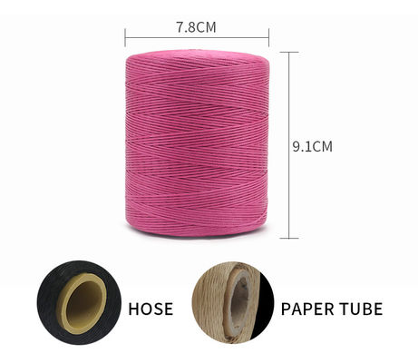 210D/1*16 fil ciré 1 mm fil de polyester pour volant cousu résistant aux produits chimiques