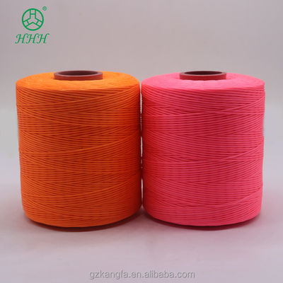 210D/1*16 fil ciré 1 mm fil de polyester pour volant cousu résistant aux produits chimiques