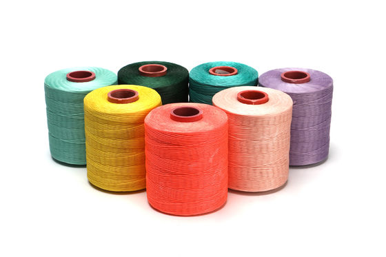 210D/1*16 fil ciré 1 mm fil de polyester pour volant cousu résistant aux produits chimiques