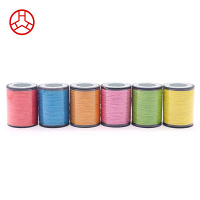 Tricot à la main 0.55mm Fil de lin ciré 120m en 40 couleurs pour les projets de macrame