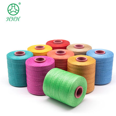Fil plat rond de 0,6 mm 0,8 mm 1 mm en polyester tressé à la cire pour accessoires de bijoux