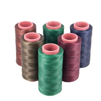 1 mm de cire tissée 100% de polyester filament Galaces pour sac en cuir de haute classe chaussures canapé
