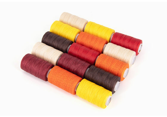 Fin imperméable Produits en cuir Fil de cire cousu à la main Décoration de chaussures Coudre Vans Chaussures