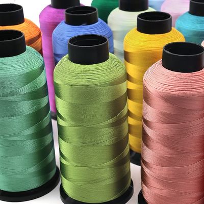 120g 5000y fil de broderie coloré Hilo Para Bordar 120D/2 fil de couture rayonné