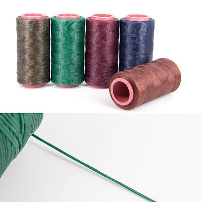 210D/16 Haute ténacité 200M Fil plat en polyester ciré 1 mm Pour chaussures cuir à coudre