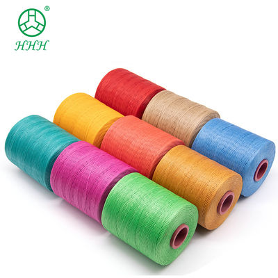 240 couleurs 150D 100% polyester à coudre fil de cire plat pour le cuir à motifs