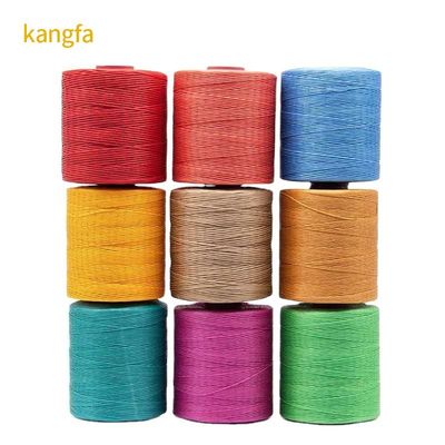 100% polyester nylon fil ciré pour les chaussures de couture teinte
