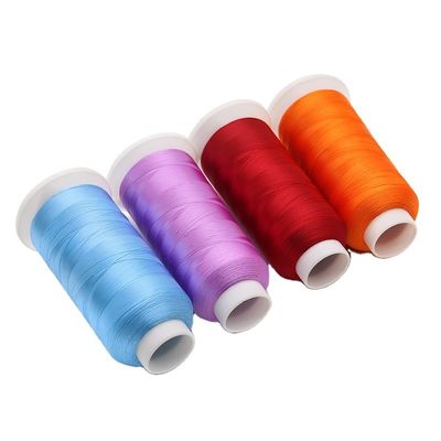 100g de fil de broderie Kangfa 4000y 100% polyester marchandisé 150d Fil de couture fabriqué