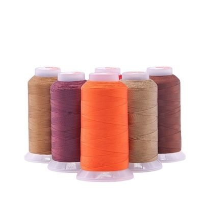 Fil de broderie de couture à l'éclat noir pour fils de polyester à filament
