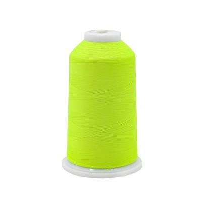 Fil de broderie de couture à l'éclat noir pour fils de polyester à filament