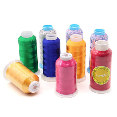 100% polyester 4000Y 120d/2 fil de couture pour broderie industrielle pour la machine à broderie