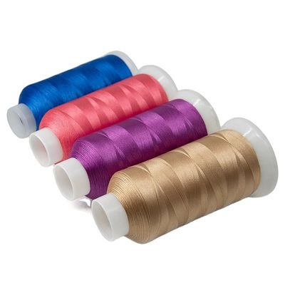 Fil de broderie à grande vitesse 100% polyester 120D 5000Y pour broderie professionnelle