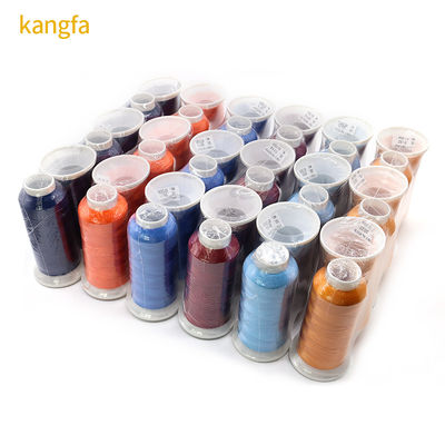 Faible MOQ 120D/2 4000Y Expédition rapide Fil de polyester pour machine à broderie 720 couleurs