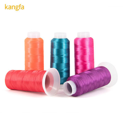 120d/2 Fil de broderie pour vêtements artisanat en soie Faible rétrécissement Pour la broderie à la machine