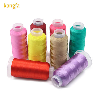 120d/2 Fil de broderie pour vêtements artisanat en soie Faible rétrécissement Pour la broderie à la machine