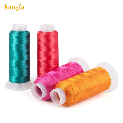 120d/2 Fil de broderie pour vêtements artisanat en soie Faible rétrécissement Pour la broderie à la machine