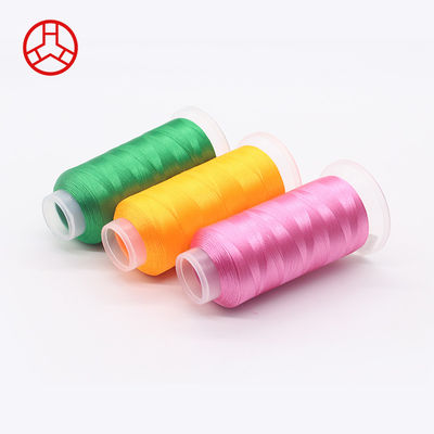 Fil de broderie à rayon visqueux 120D avec protection UV, résistance à l'abrasion