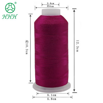 125G fil de broderie 120D 5000Y fil de polyester pour la machine à broderie à grande vitesse