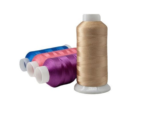 100% polyester 120d 2 5000Y fil de broderie à faible rétrécissement OEM ODM accepté